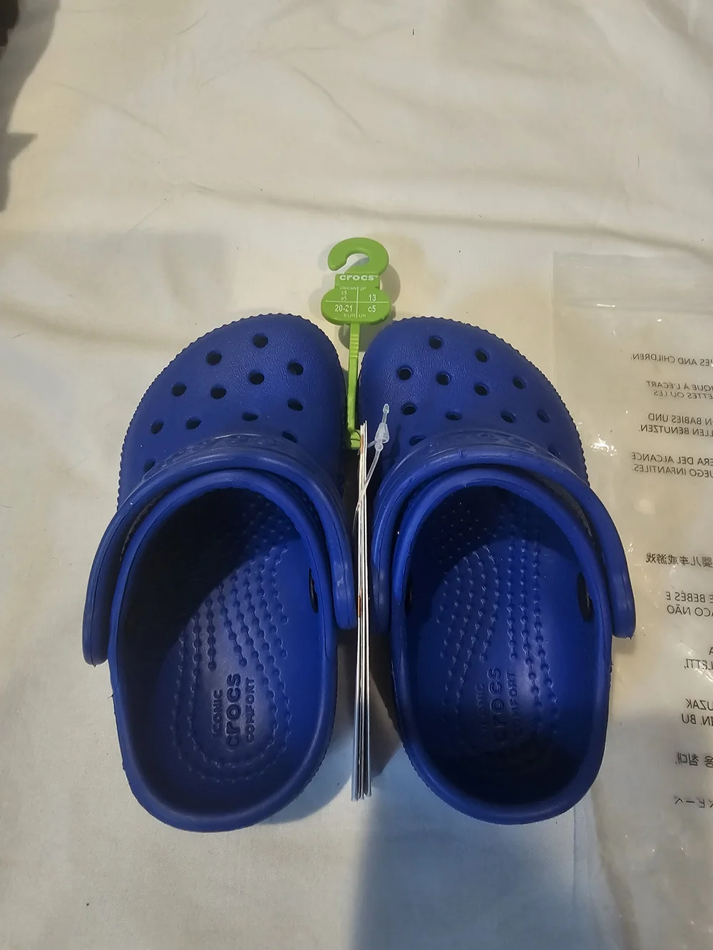 Crocs Toddler Kids Classic Clog in Bright Blue. US Size C5. New
